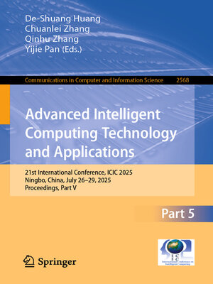 cover image of Advanced Intelligent Computing Technology and Applications